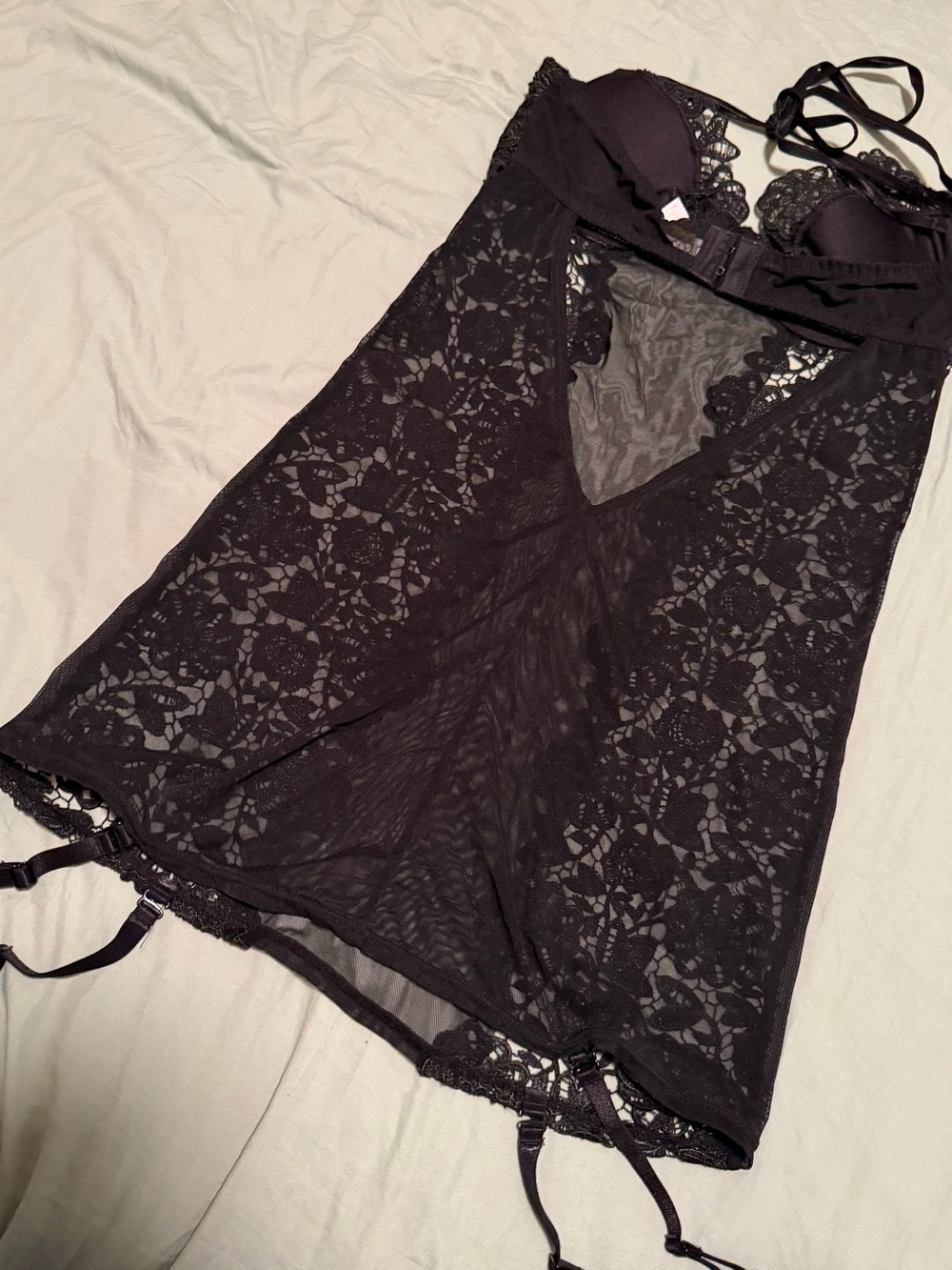 Frederick's of Hollywood Lingerie with Garter Straps